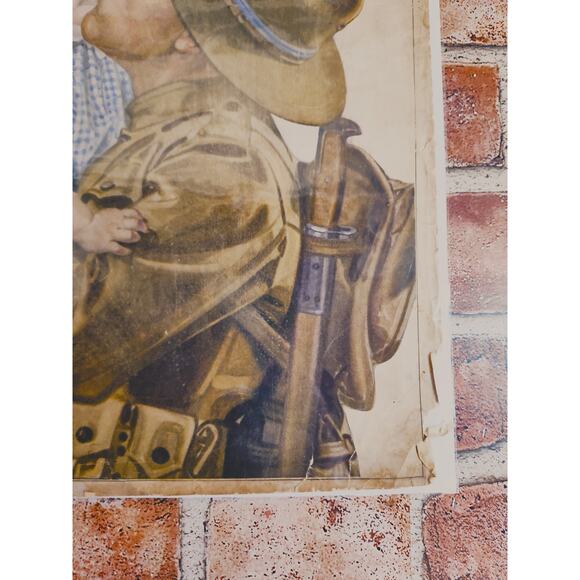 1918 WWI Soldier Original Vtg PRINT AD - Picture 9 of 14